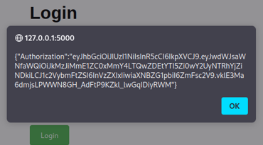 JWT exfiltration from sessionstorage